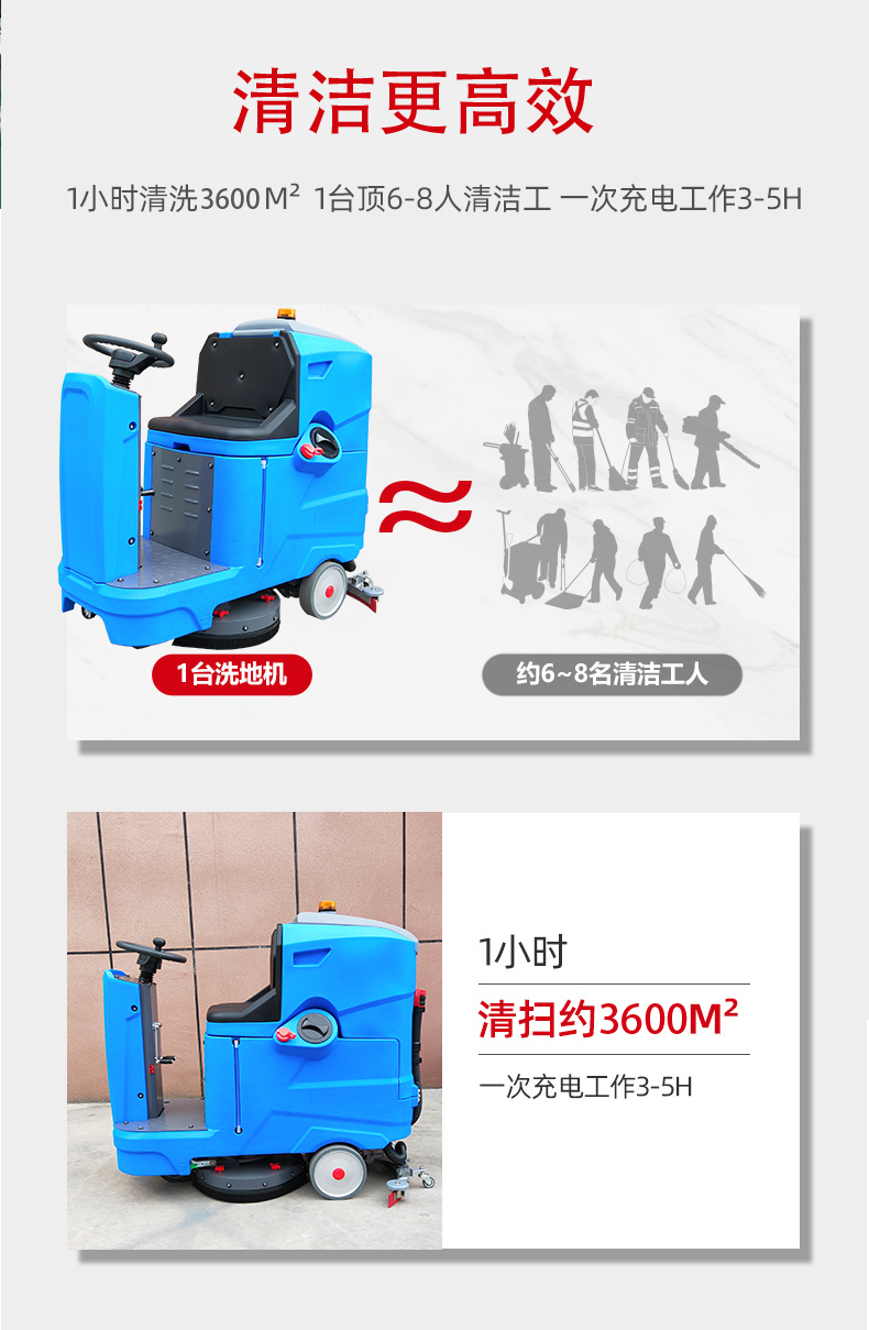 六盘水驾驶式洗地机更适合用在高铁站